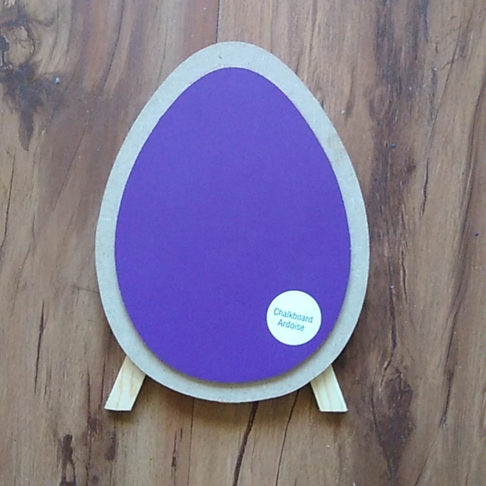 Egg Shaped Tabletop Chalkboard